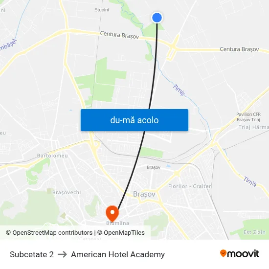 Harta de Subcetate 2 către American Hotel Academy