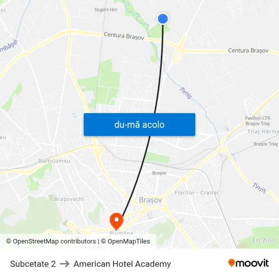 Harta de Subcetate 2 către American Hotel Academy