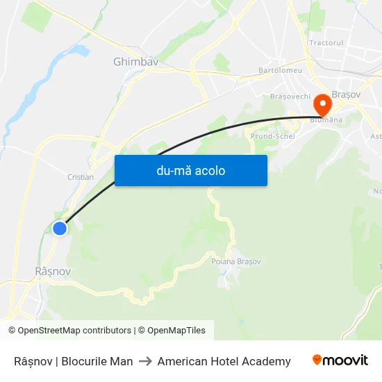 Harta de Râșnov | Blocurile Man către American Hotel Academy