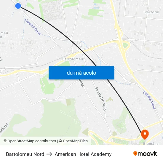 Harta de Bartolomeu Nord către American Hotel Academy