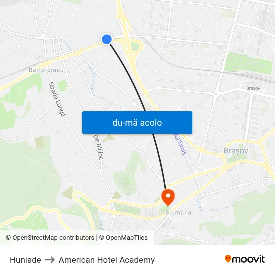 Harta de Huniade către American Hotel Academy