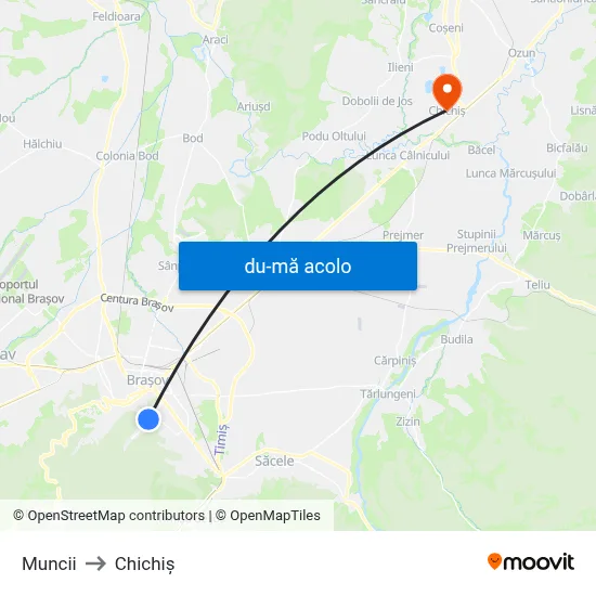Harta de Muncii către Chichiș