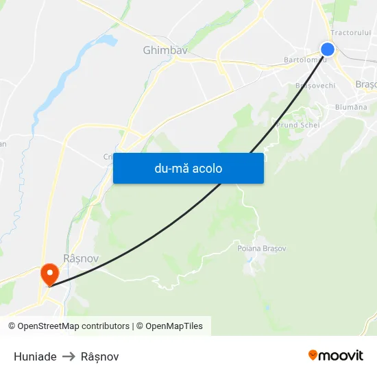 Harta de Huniade către Râşnov