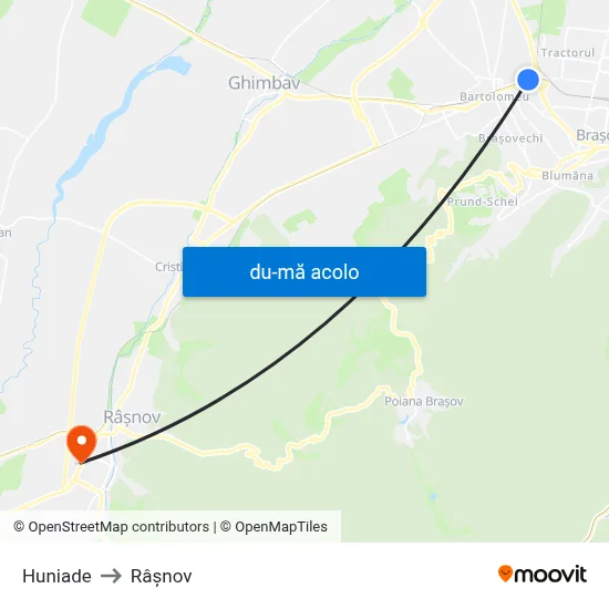 Harta de Huniade către Râşnov