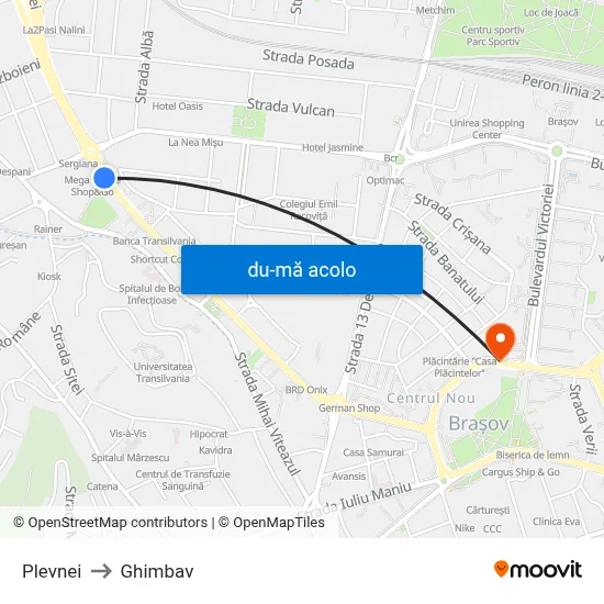 Harta de Plevnei către Ghimbav