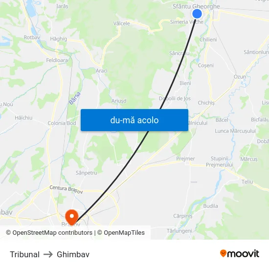 Harta de Tribunal către Ghimbav