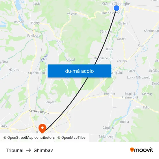 Harta de Tribunal către Ghimbav