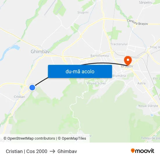 Harta de Cristian | Cos 2000 către Ghimbav