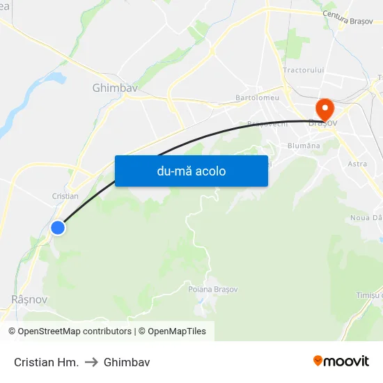 Harta de Cristian Hm. către Ghimbav