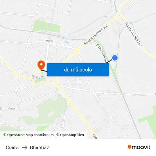 Harta de Craiter către Ghimbav