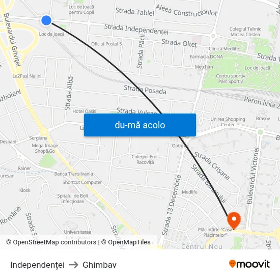 Harta de Independenței către Ghimbav