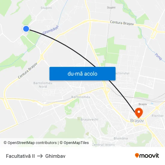 Harta de Facultativă II către Ghimbav