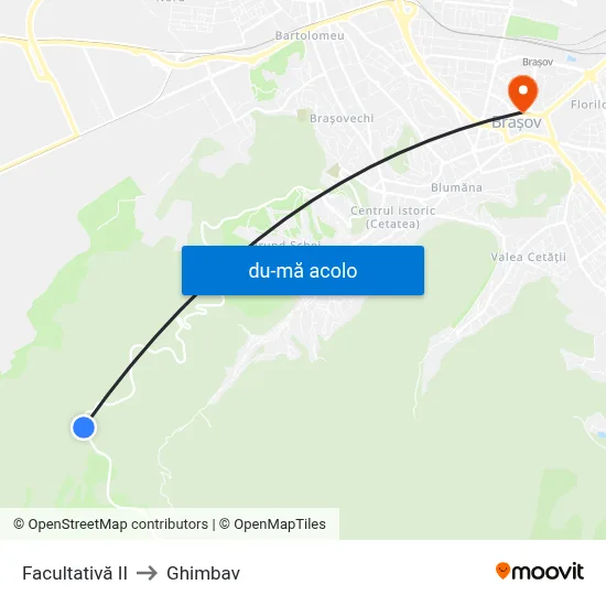 Harta de Facultativă II către Ghimbav