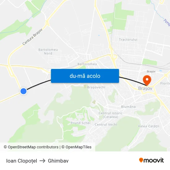 Harta de Ioan Clopoțel către Ghimbav