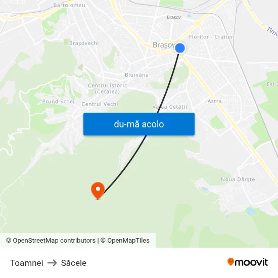 Harta de Toamnei către Săcele