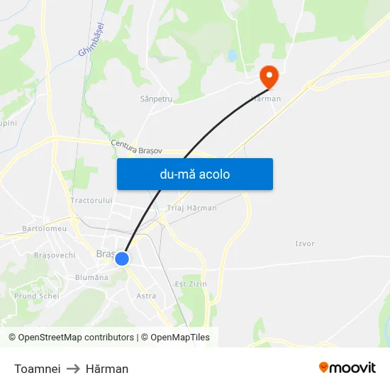 Harta de Toamnei către Hărman