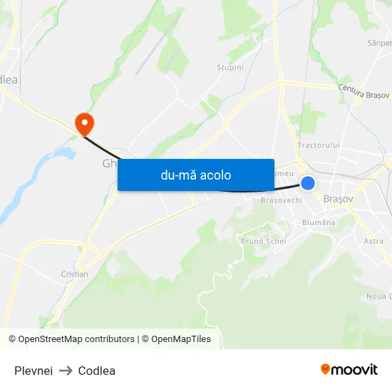 Harta de Plevnei către Codlea