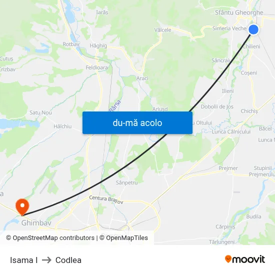 Harta de Isama I către Codlea