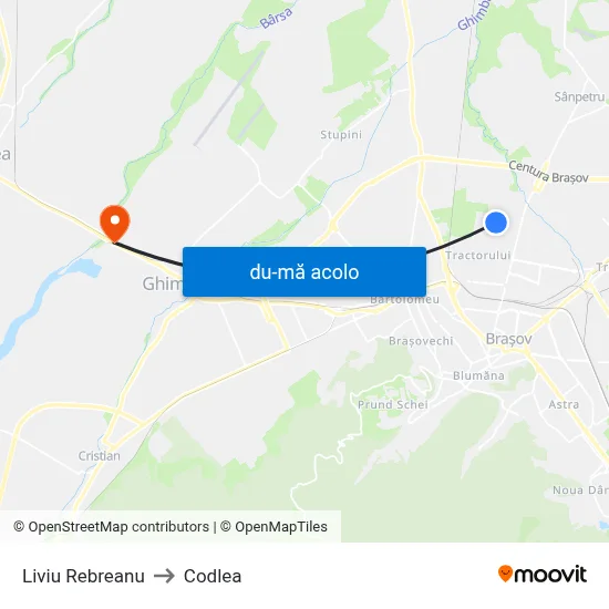 Harta de Liviu Rebreanu către Codlea