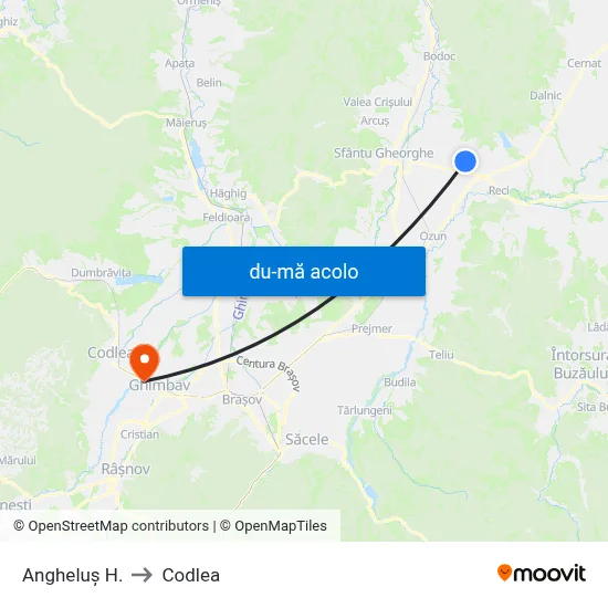 Harta de Angheluş H. către Codlea