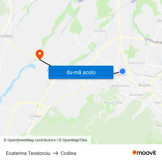 Harta de Ecaterina Teodoroiu către Codlea