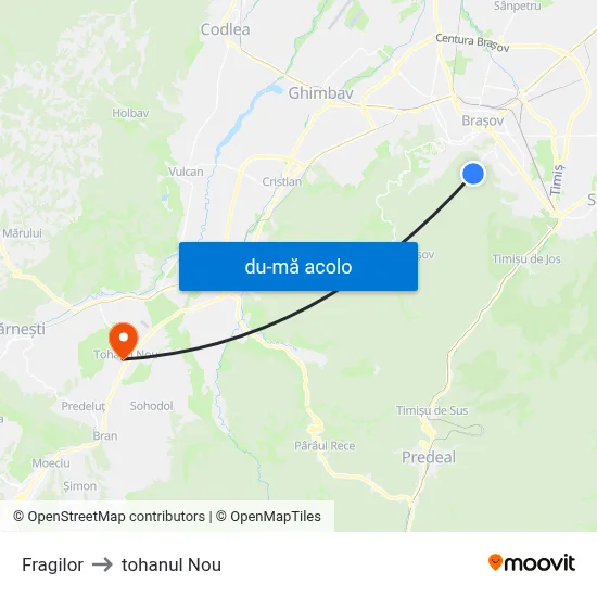 Harta de Fragilor către tohanul Nou