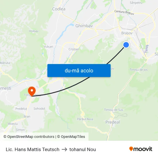 Harta de Lic. Hans Mattis Teutsch către tohanul Nou