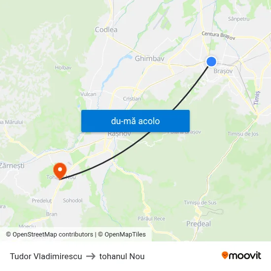 Harta de Tudor Vladimirescu către tohanul Nou