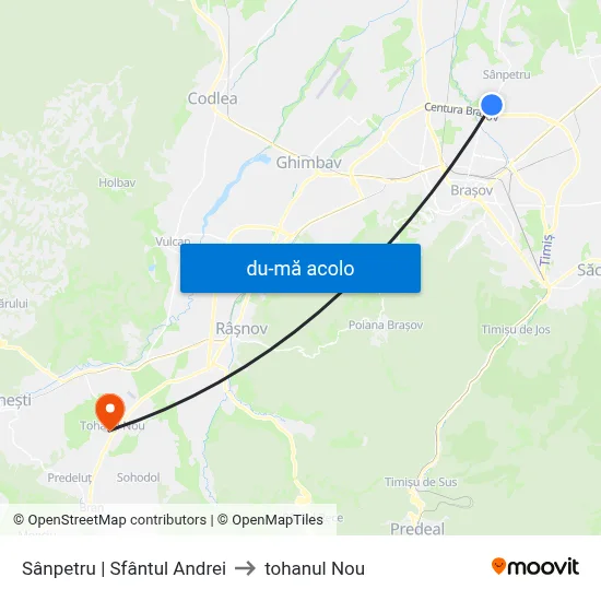 Harta de Sânpetru | Sfântul Andrei către tohanul Nou