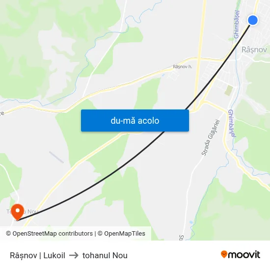 Harta de Râșnov | Lukoil către tohanul Nou