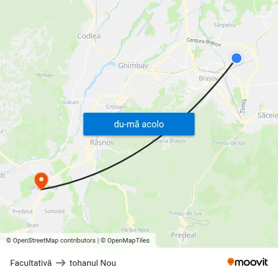 Harta de Facultativă către tohanul Nou