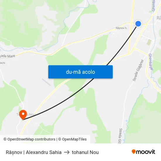 Harta de Râșnov | Alexandru Sahia către tohanul Nou