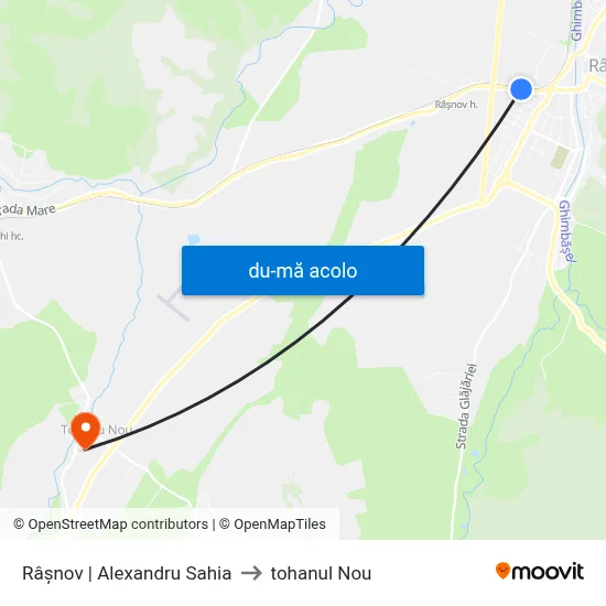 Harta de Râșnov | Alexandru Sahia către tohanul Nou
