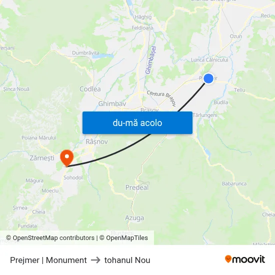 Harta de Prejmer | Monument către tohanul Nou