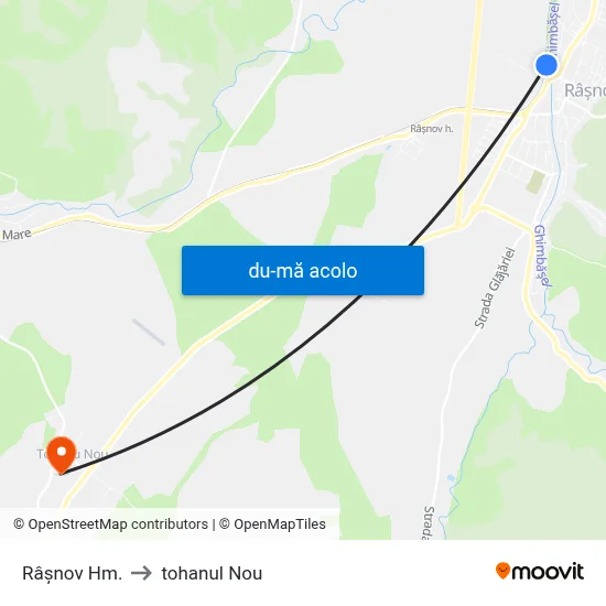 Harta de Râşnov Hm. către tohanul Nou