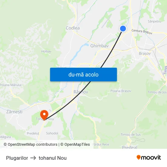 Harta de Plugarilor către tohanul Nou