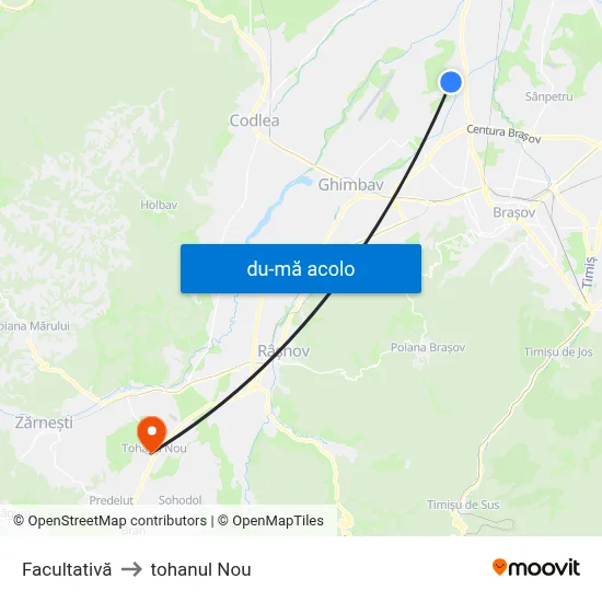 Harta de Facultativă către tohanul Nou