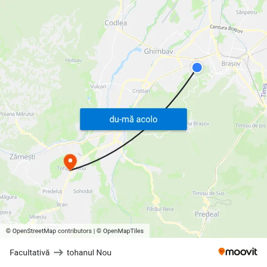 Harta de Facultativă către tohanul Nou