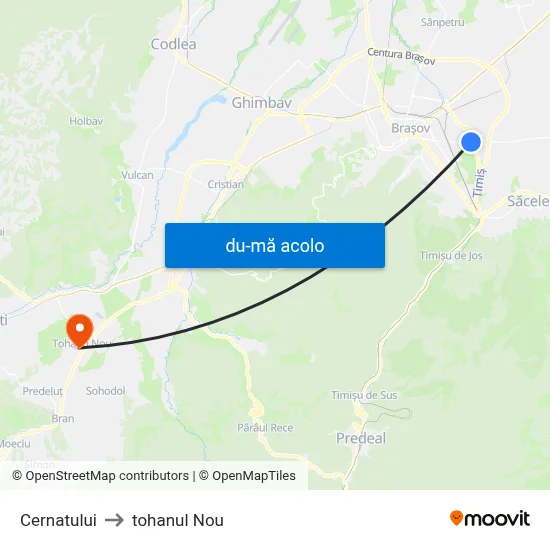 Harta de Cernatului către tohanul Nou