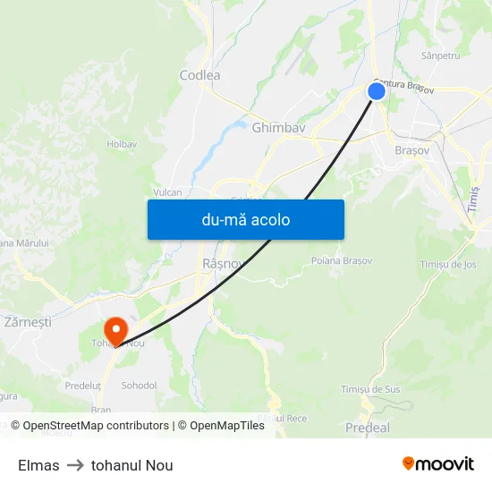 Harta de Elmas către tohanul Nou