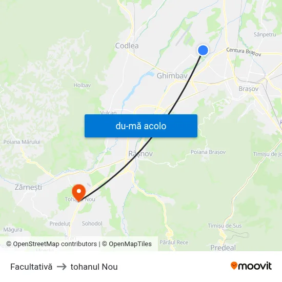 Harta de Facultativă către tohanul Nou