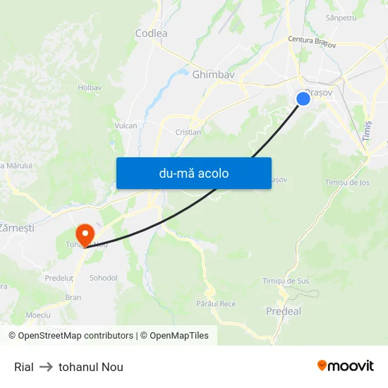 Harta de Rial către tohanul Nou