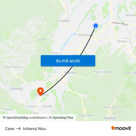 Harta de Case către tohanul Nou