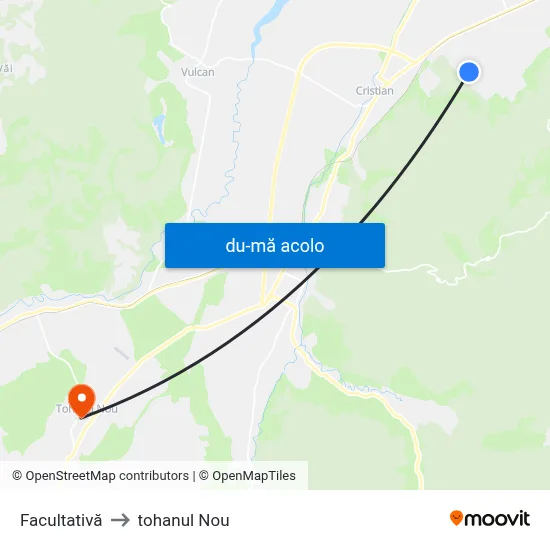 Harta de Facultativă către tohanul Nou
