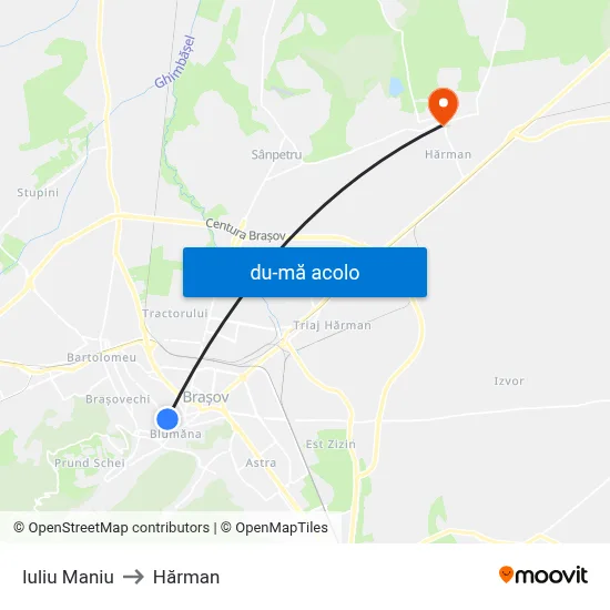 Harta de Iuliu Maniu către Hărman