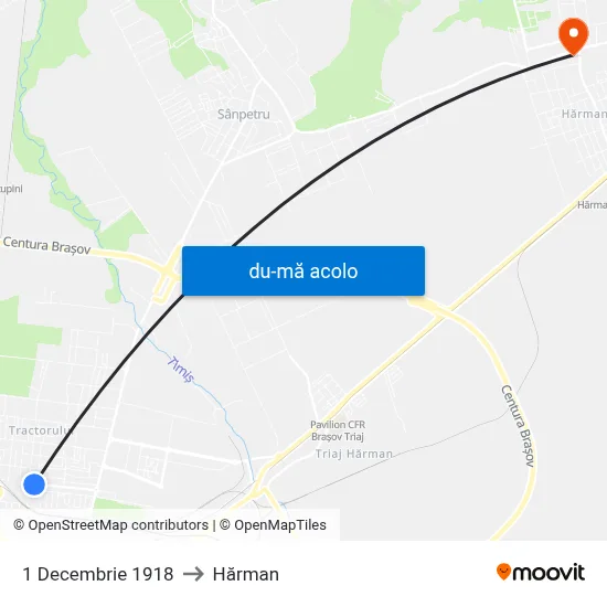 Harta de 1 Decembrie 1918 către Hărman