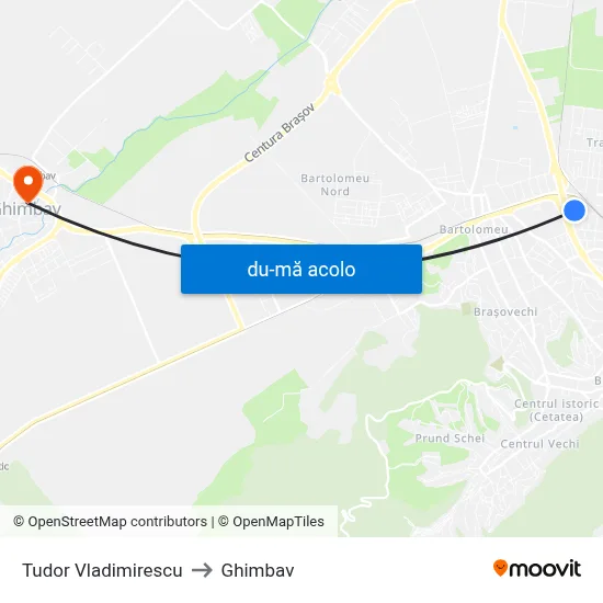 Harta de Tudor Vladimirescu către Ghimbav