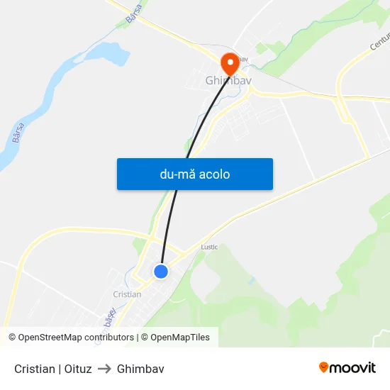 Harta de Cristian | Oituz către Ghimbav