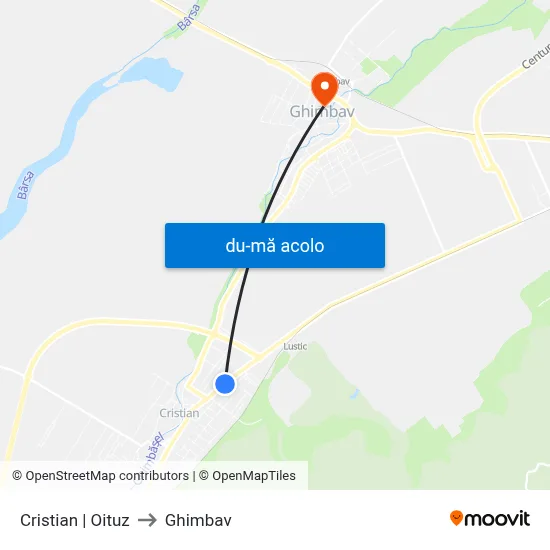 Harta de Cristian | Oituz către Ghimbav