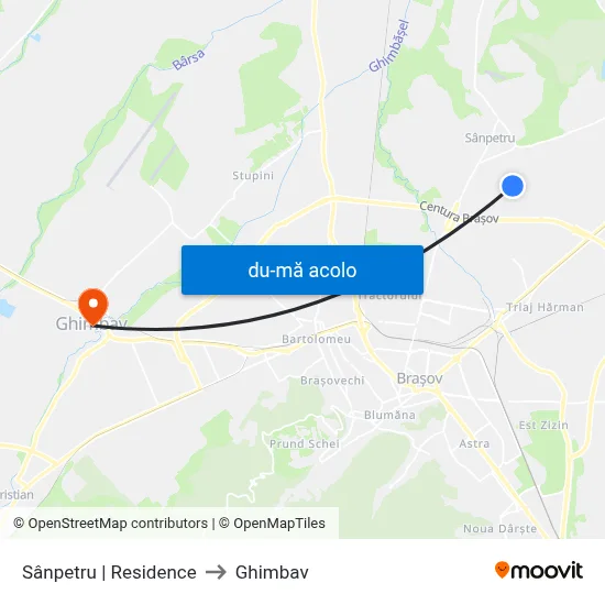 Harta de Sânpetru | Residence către Ghimbav